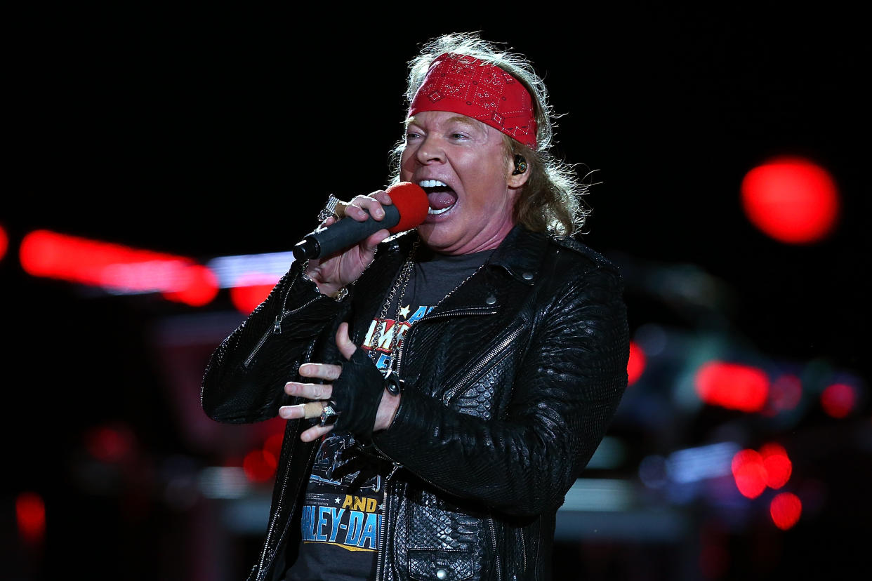 Axl Rose rarely tweets, but when he does it is often about politics. (Photo: Paul Kane/Getty Images)