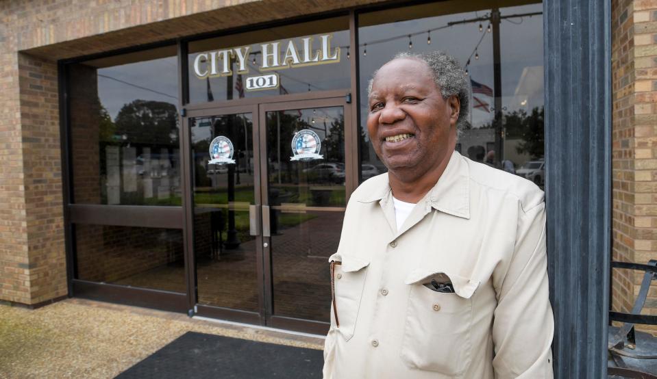 October Community Hero Reuben Gardner stands outside City Hall in Prattville on Sept. 28.