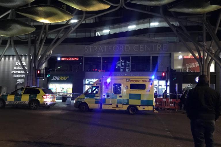 Stratford stabbing: Young man knifed to death in east London shopping centre