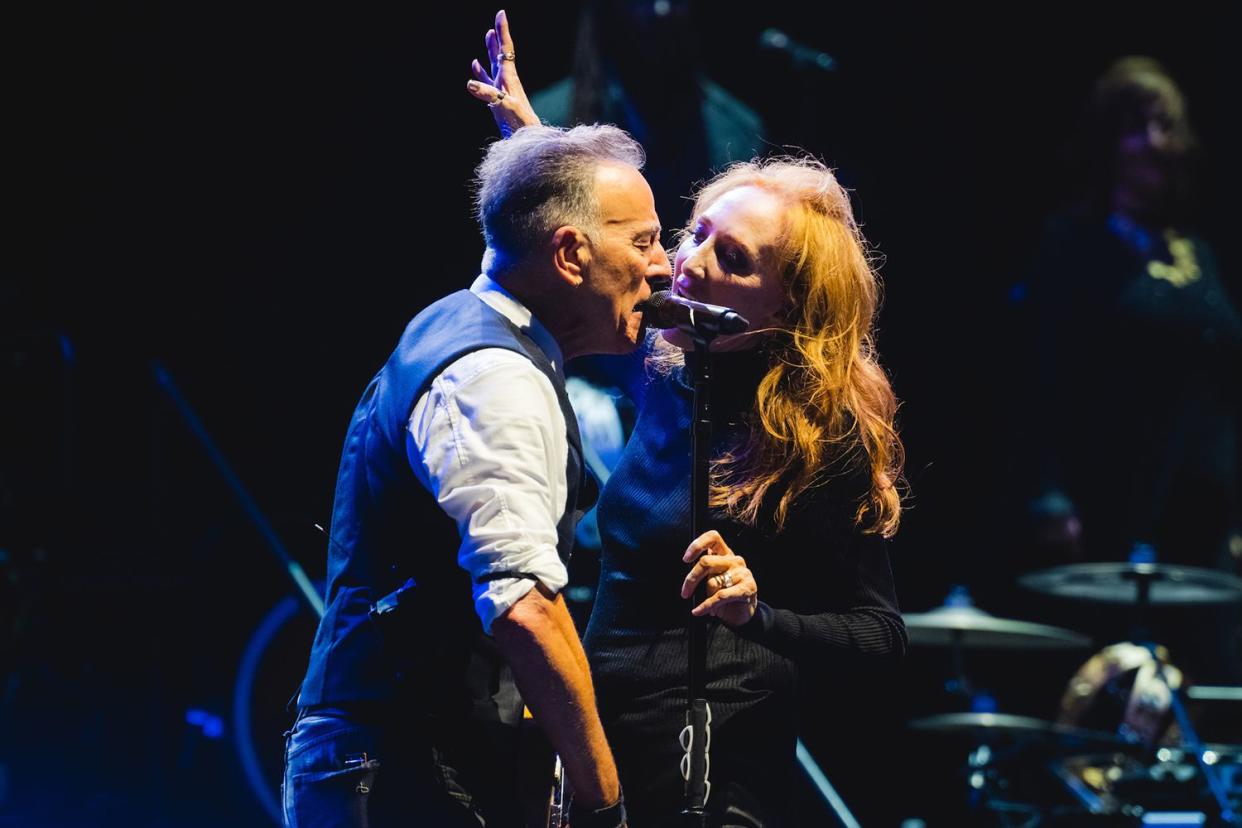 <p>Ismael Quintanilla III</p> Bruce Springsteen and his wife, Patti, share the stage at the 2024 Sea Hear Now music festival in Asbury Park, New Jersey.