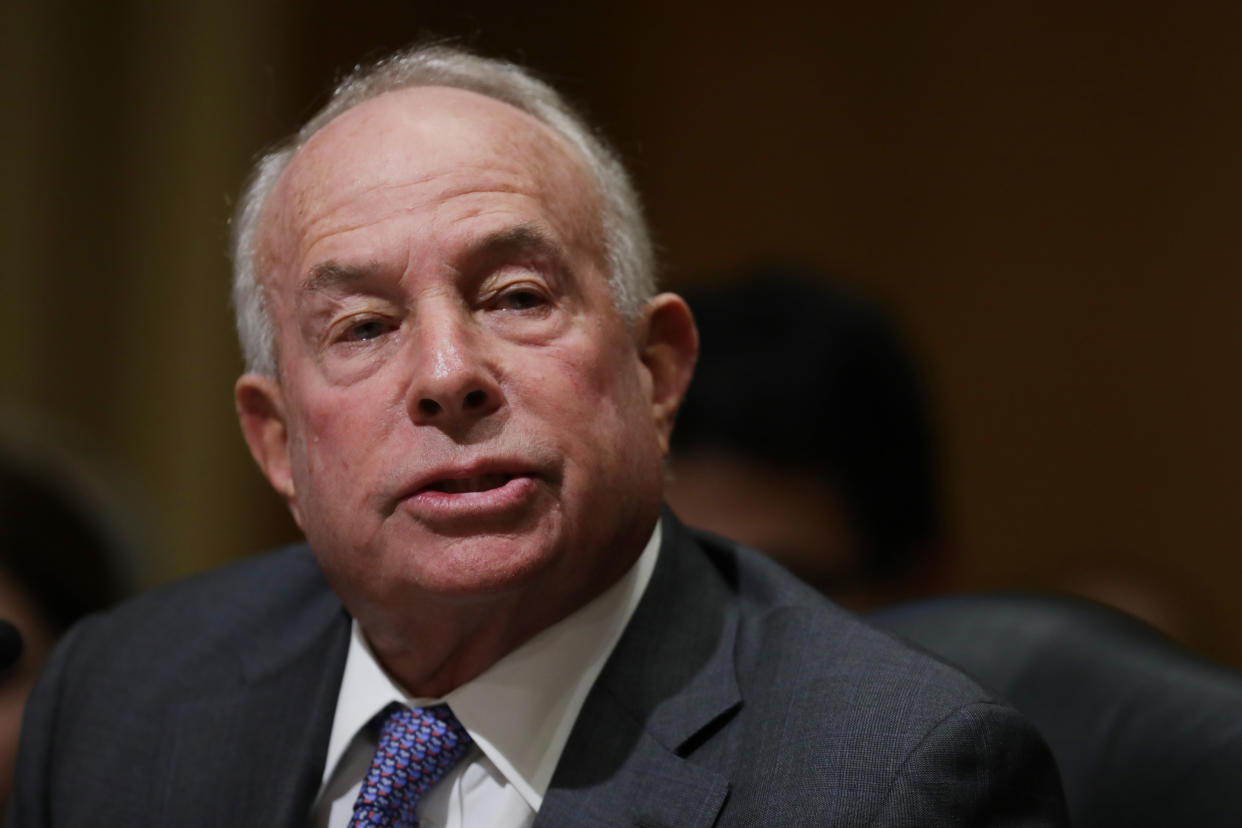 Social Security head Andrew Saul, a Donald Trump appointee, canceled a popular telework program in 2019, but was working from New York himself and at one point hadn't logged into his work Skype account for more than two months. (Photo: Chip Somodevilla/Getty Images)