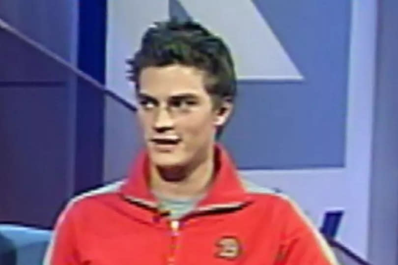 A young Jamie Dornan on The Kelly Show -Credit:UTV