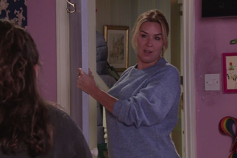 Claire Sweeney as Cassie Plummer in Coronation Street