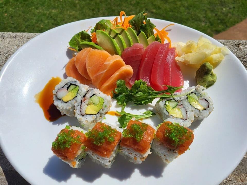 Treat mom to his special sashimi and maki roll combo platter on her special day at Morikami Museum and Japanese Gardens' Pan-Asian restaurant the Cornell Cafe.