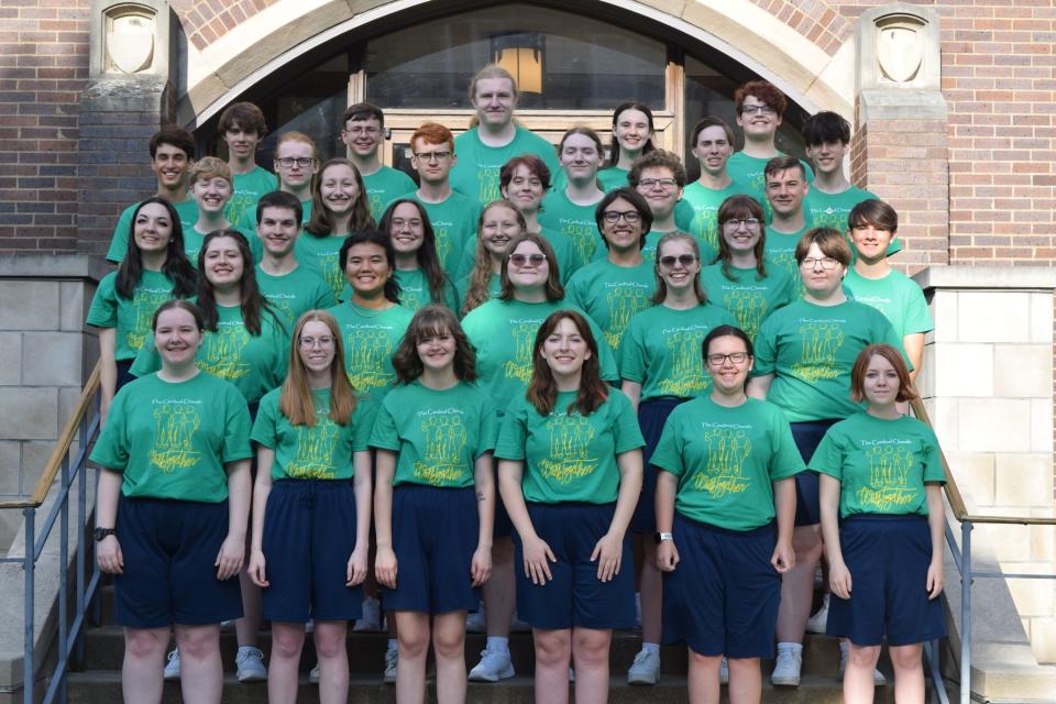 The Cardinal Chorale, formed from a music workshop at Muskingum University, will have a reunion concert at 3 p.m. Feb. 18 at the Coshocton Presbyterian Church.