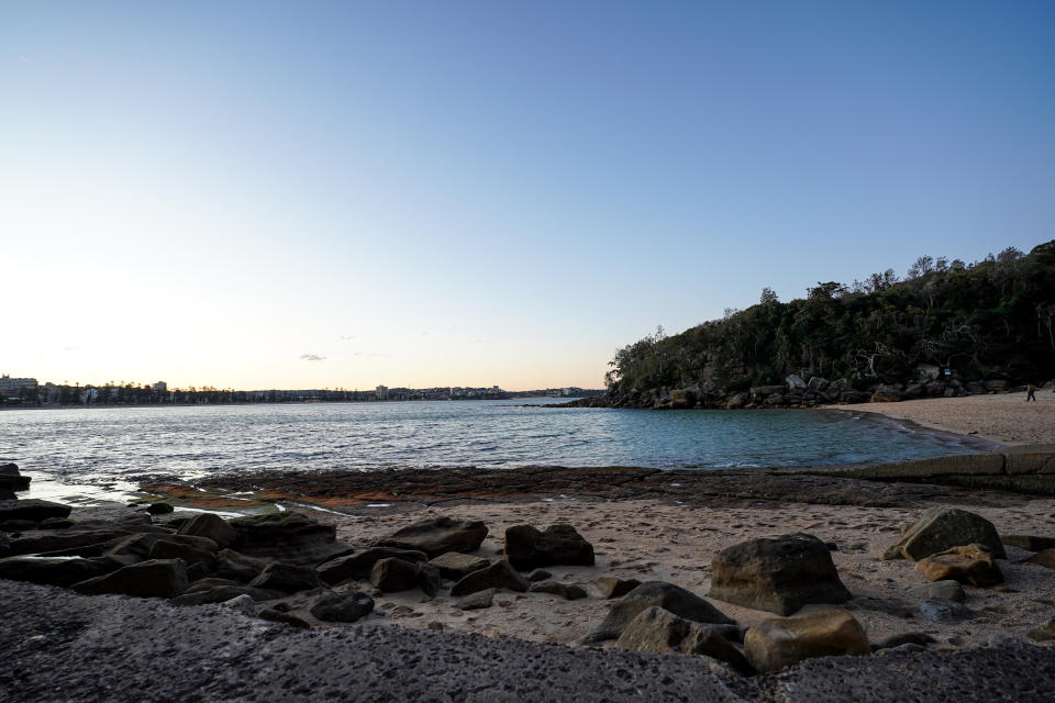 General view of Shelly Beach in Manly. 