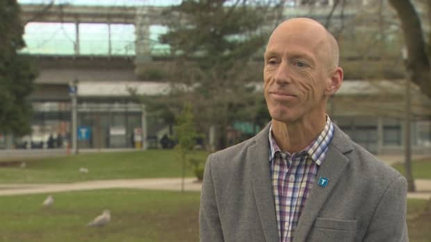 Geoff Cross, vice-president of planning and policy at TransLink, says people no longer feel comfortable sharing tight spaces like buses and SkyTrain cars during the pandemic. But he's confident ridership in the transit system will rebound.