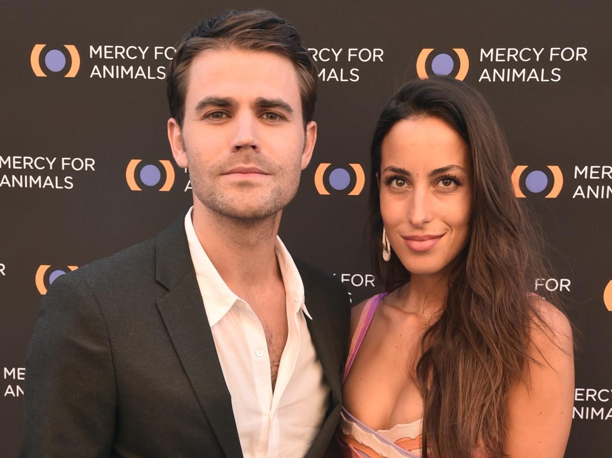 Paul Wesley And Ines De Ramon pictured in 2019