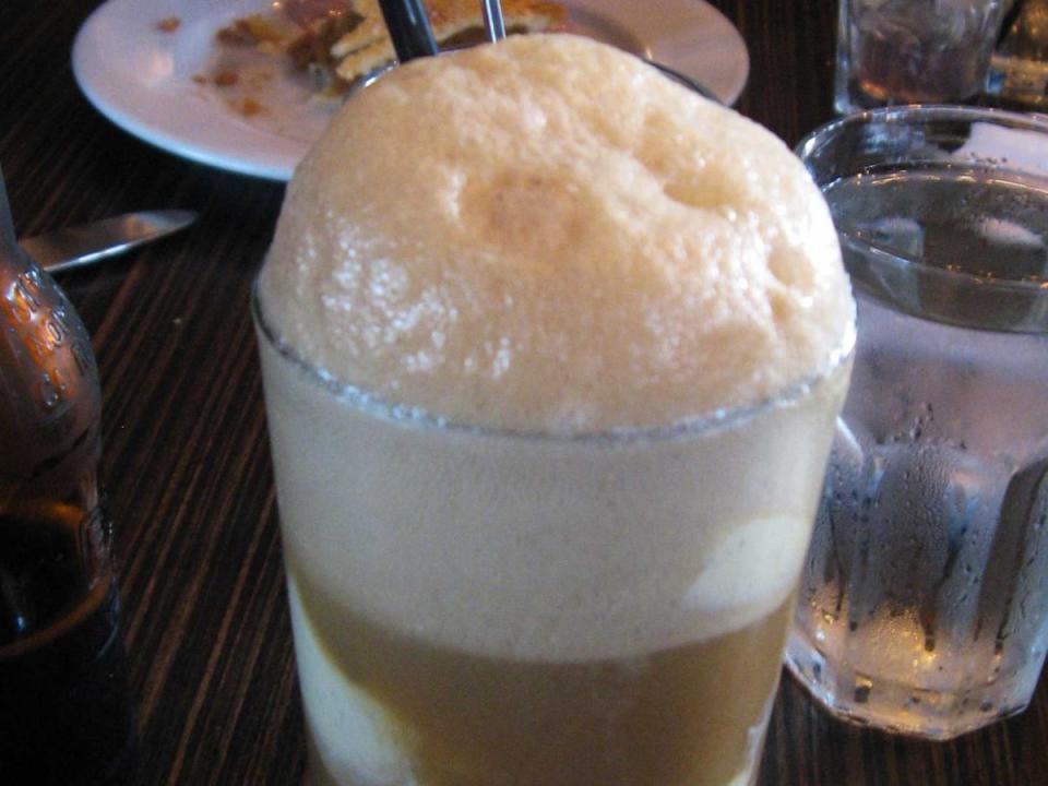 Root beer float