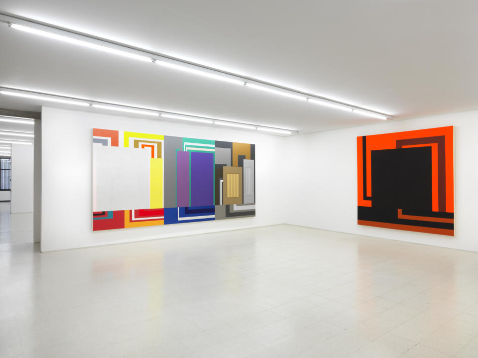 Artworks by Peter Halley at Collezione Maramotti.