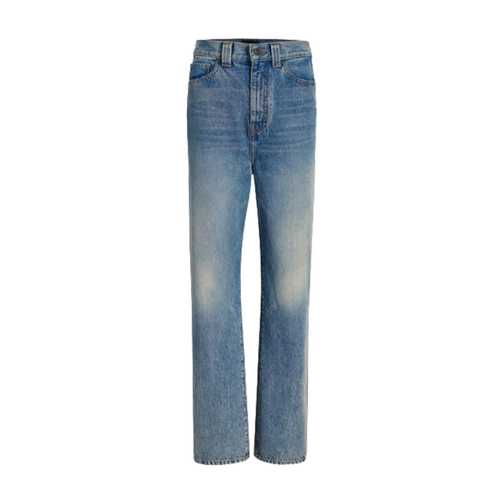 Albi Baggy Straight-Leg Jeans on White Background