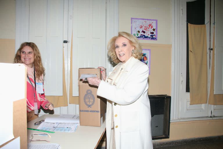 Mirtha Legrand aseguró que hace tiempo tenía decidido su voto