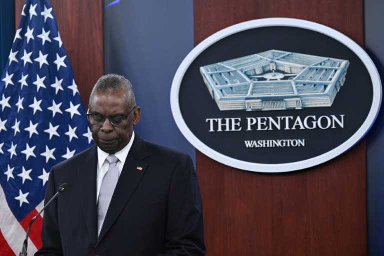 US Defense Secretary Lloyd Austin publicly apologized for not promptly revealing an earlier hospitalization or his cancer diagnosis (ANDREW CABALLERO-REYNOLDS)