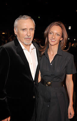 Dennis Hopper and wife at the Los Angeles premiere of Overture Films' Sleepwalking