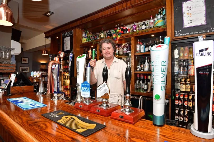 Cross Keys pub on Earle Street in the city pictured landlord Neil Langfield