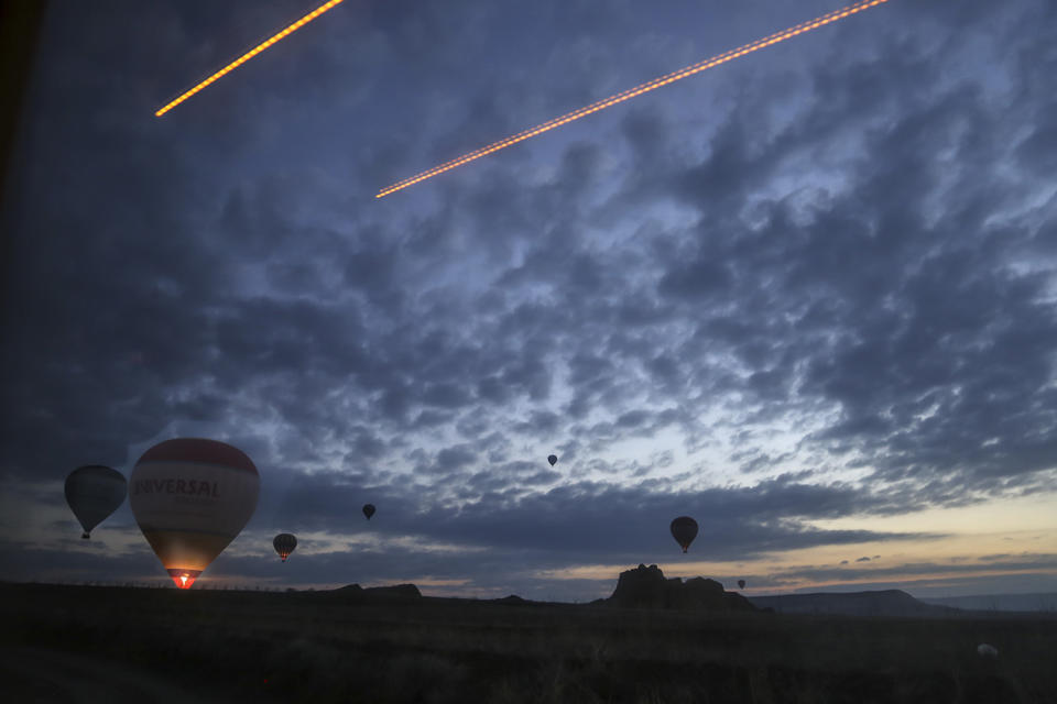 Hot air balloons over Turkey’s Cappadocia