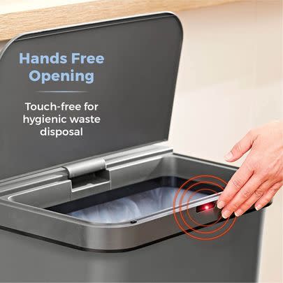 This 40%-off Tower sensor bin is battery-operated and opens with one swift hand motion – clever huh?