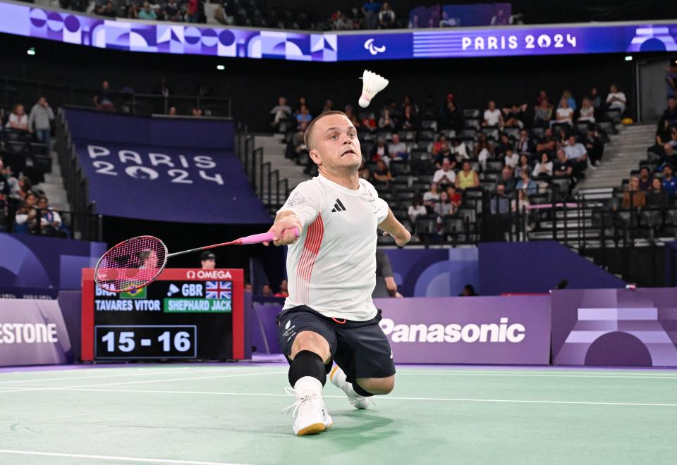 Jack Shephard in action at the Porte de la Chapelle (Reuters)