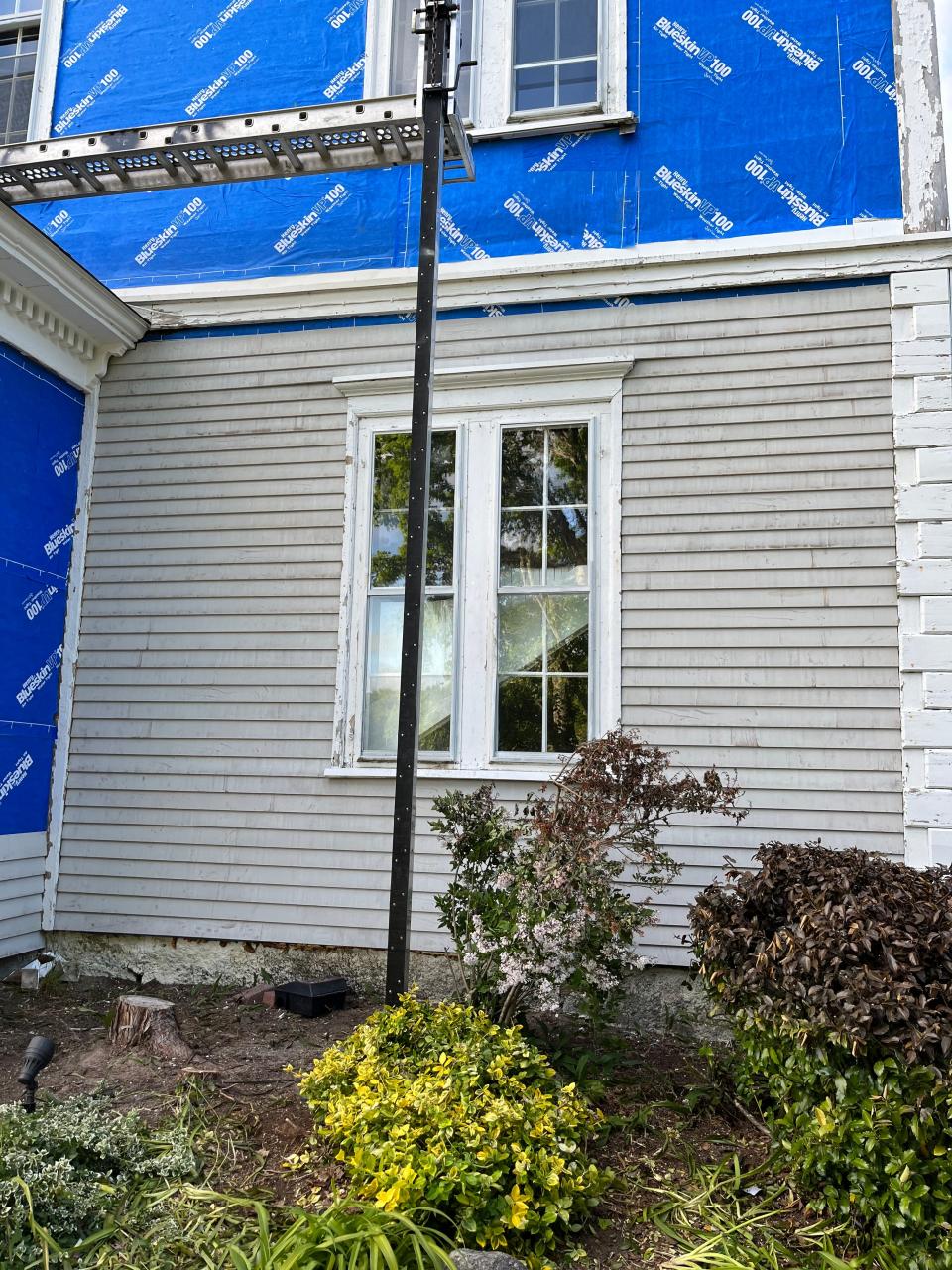 The Academy Playhouse, home of the Academy of Performing Arts in Orleans, is refurbishing the building's original windows and adding insulation.