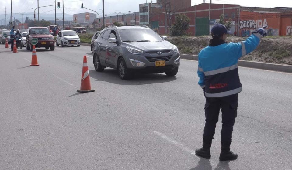 Pico y placa en Bogotá. Imagen: Alcaldía de Bogotá.