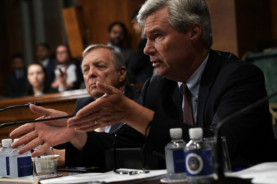 Kavanaugh told Sen. Sheldon Whitehouse (D-R.I.) that a "boof" is a fart. That's not what Kavanaugh's former classmates said it means. (Photo: Alex Wong via Getty Images)