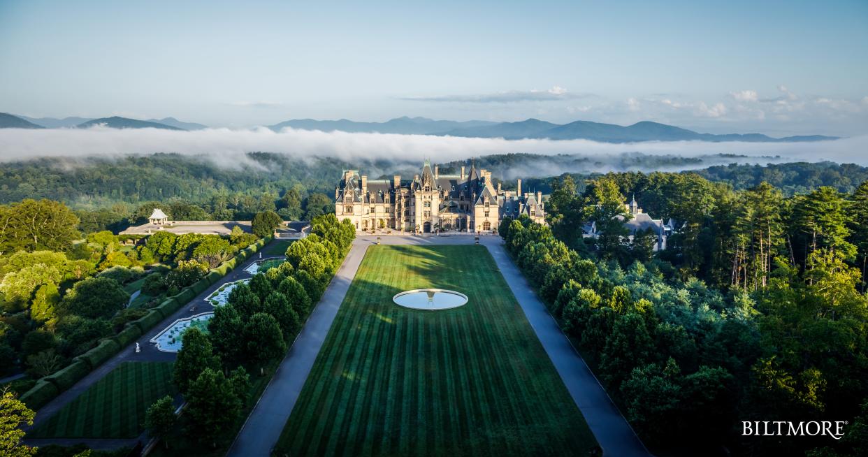 Biltmore's 8,000-acre setting provides the perfect combination of nature, history and style. The estate ranks fifth worldwide for the most beautiful stately homes and third for popularity growth in the past two years, according to a 2023 study from Swift Direct Blinds.