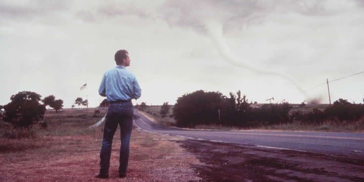 A tornado touches down in Twister