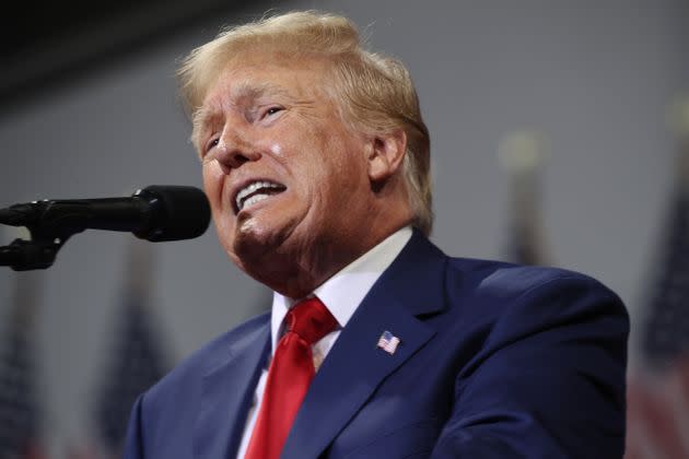 Cobb said Trump has made millions in donations by propagating the 2020 election fraud lie. (Photo: Spencer Platt via Getty Images)