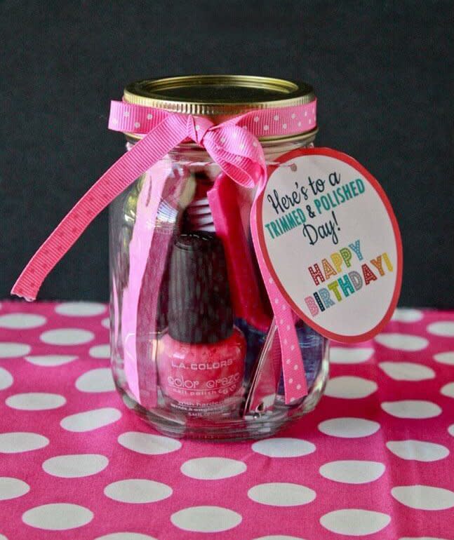 Manicure in a Jar