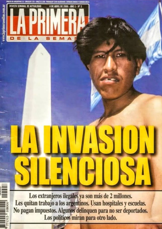 Una revista argentina, a principios de 2000, que cristaliza lo que sucedió durante el menemismo.