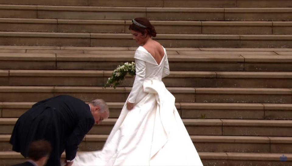 Princess Eugenie wedding dress