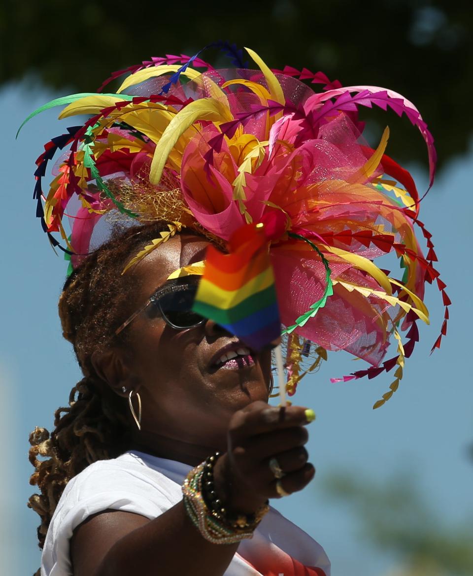 The Kentuckiana Pride Parade lead to the Kentuckiana Pride Festival down at the Big Four Lawn.June 18, 2022