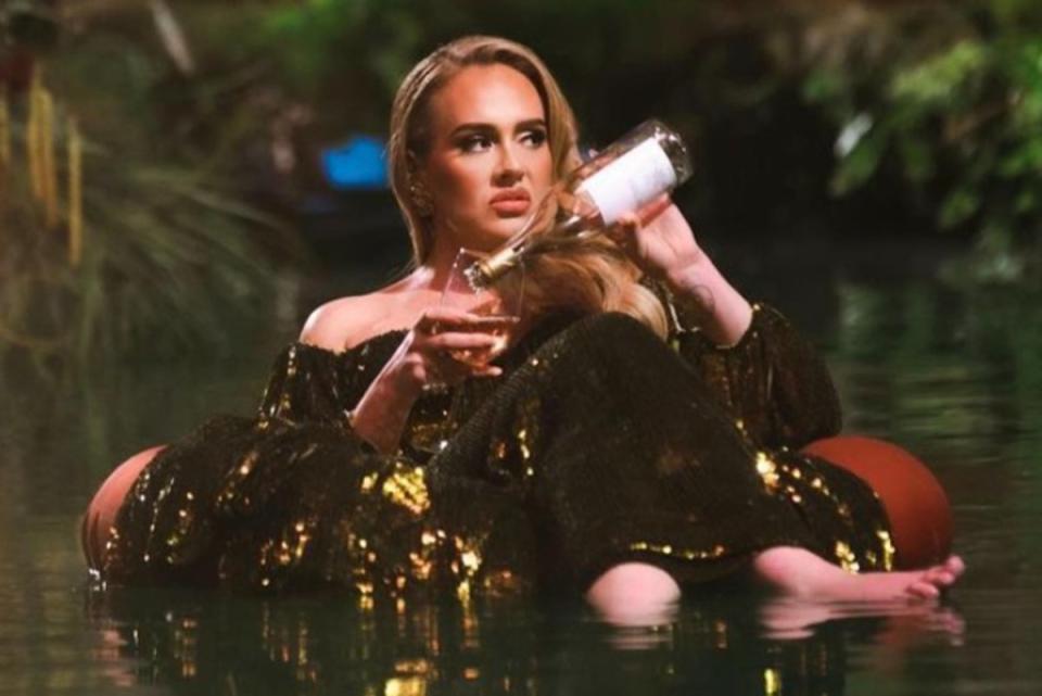 Adele confessed to drinking four bottles of wine before lunch at her Las Vegas show (Nat Talbot)