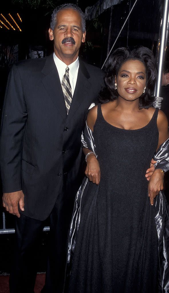 Oprah Winfrey and Stedman Graham