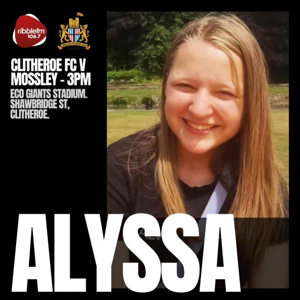 Lancashire Telegraph: Clitheroe FC organizará eventos para recaudar fondos y rendirá homenaje a Alyssa Morris en su próximo partido