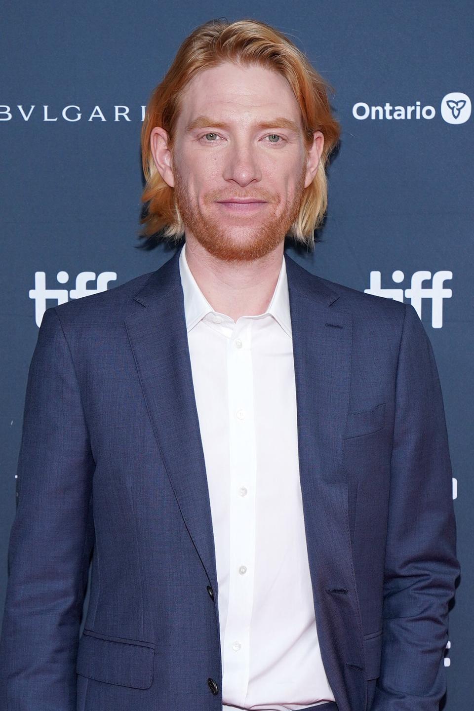 Closeup of Domhnall Gleeson