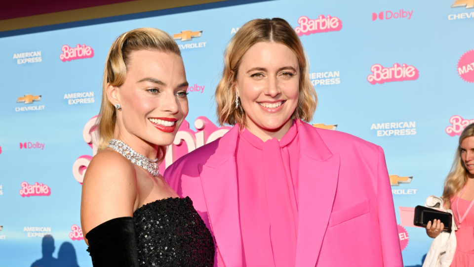 Margot Robbie and Greta Gerwig