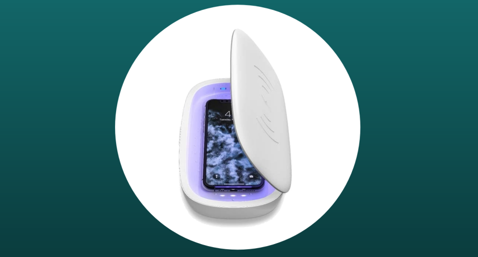 Universal Wireless UV Sanitizer Charging Box.