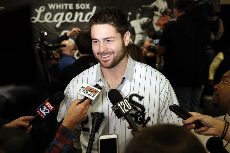 Lucas Giolito was the biggest name the White Sox received in the Adam Eaton deal. (AP Photo)