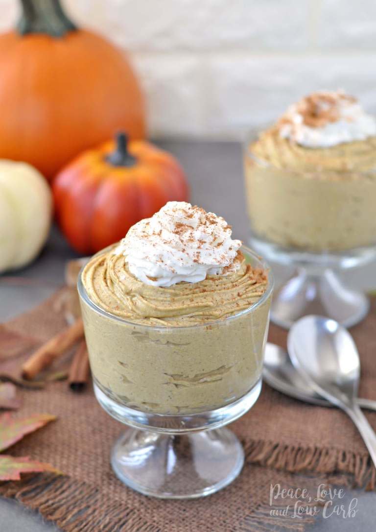 5) Pumpkin Cheesecake Mousse