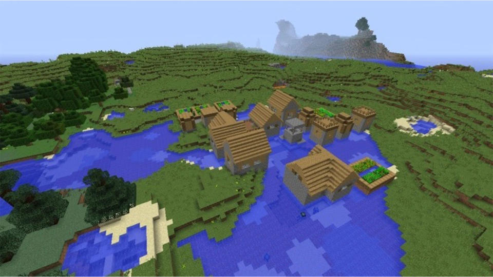 Minecraft seed location screenshots