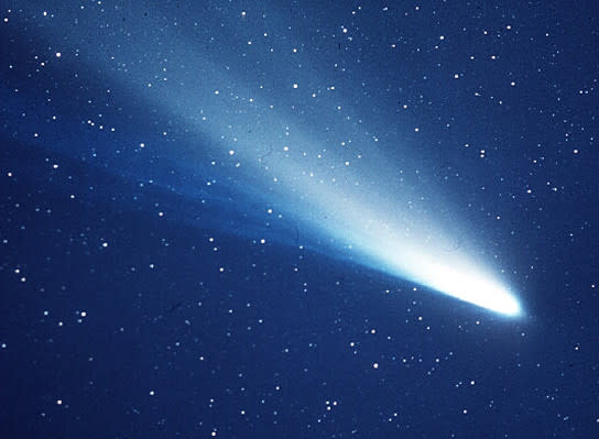 An image of Halley's Comet taken in 1986.