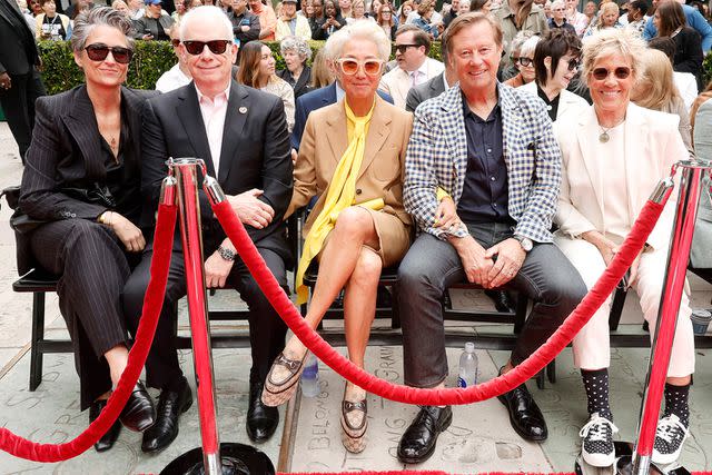 <p>Emma McIntyre/Getty</p> Alexandra Hedison, Christopher Guest, Patti Rockenwagner, Hans Röckenwagner and Diana Nyad sit front row at Friday's ceremony