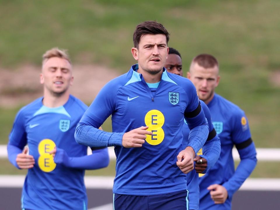Southgate has stuck with the likes of Harry Maguire and Luke Shaw (Getty Images)