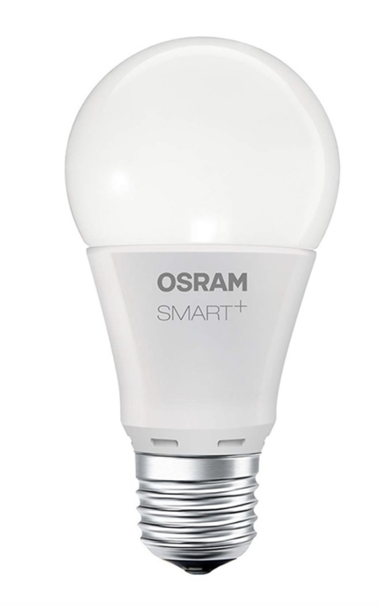 <p>Un brand di prestigio nella settore dell’illuminazione, Osram offre la sua soluzione hi-tech chiamata Smart+: una lampada con luce bianca calda regolabile in grado di interagire con Alexa e Google Assistant, si integra con i sistemi basati su Zigbee e può essere comandata dal telecomando Switch. In vendita su Amazon a 14,65 euro. </p>