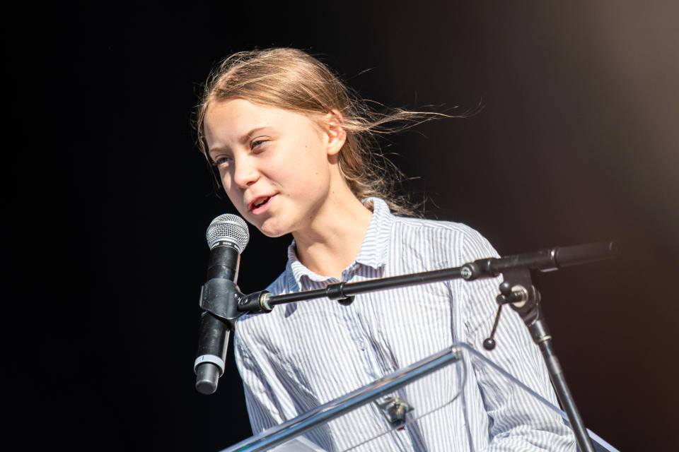 Greta Thunberg's powerful UN speech has been integrated in a DJ Fatboy Slim song. (Photo: Getty Images)