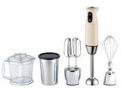 <b>Dualit hand blender </b><br><br>If countertop space is tight and a hand blender is all you really need, make it a versatile one. Powerful enough for the job, but small enough to fit in the kitchen drawer, the Dualit comes with several different attachments, allowing you to blend soups, mash vegetables, froth milk and beat eggs. Use it direct in the pan or bowl or simply snap on the container or beaker. <br><br><b>£80, <a href="http://www.heals.co.uk/kitchen-electrical/dualit-chrome-hand-blender-gift-pack/invt/880412?htxt=l8k7JkYqH6LqLZPnYMluLw%2BhASWPNyW1PTU20ULaa8qomDRlZjzLTm%2B9KqE6xrmGHjo%2BW3GiP9F8%0AnaNmjdKlLg%3D%3D" rel="nofollow noopener" target="_blank" data-ylk="slk:Heal's;elm:context_link;itc:0;sec:content-canvas" class="link ">Heal's</a></b><br>