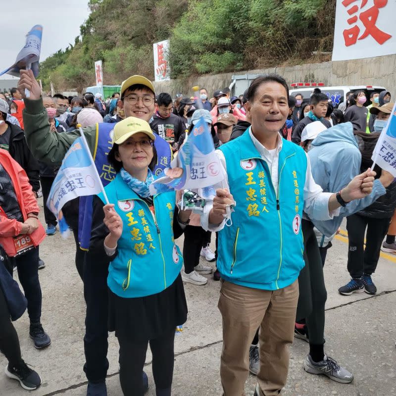 ▲連江王忠銘稍早自行宣布當選。（圖／翻攝王忠銘臉書）