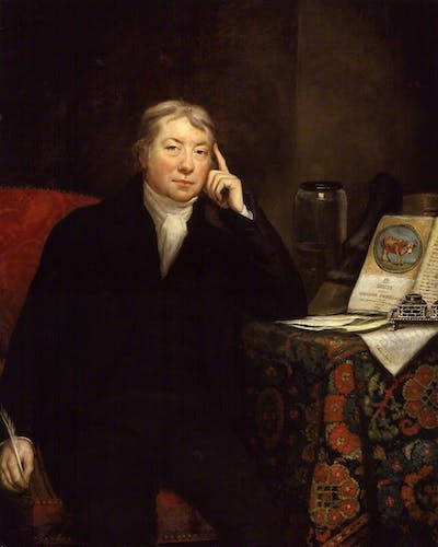 Edward Jenner (1749-1823) – James Northcote. Public domain