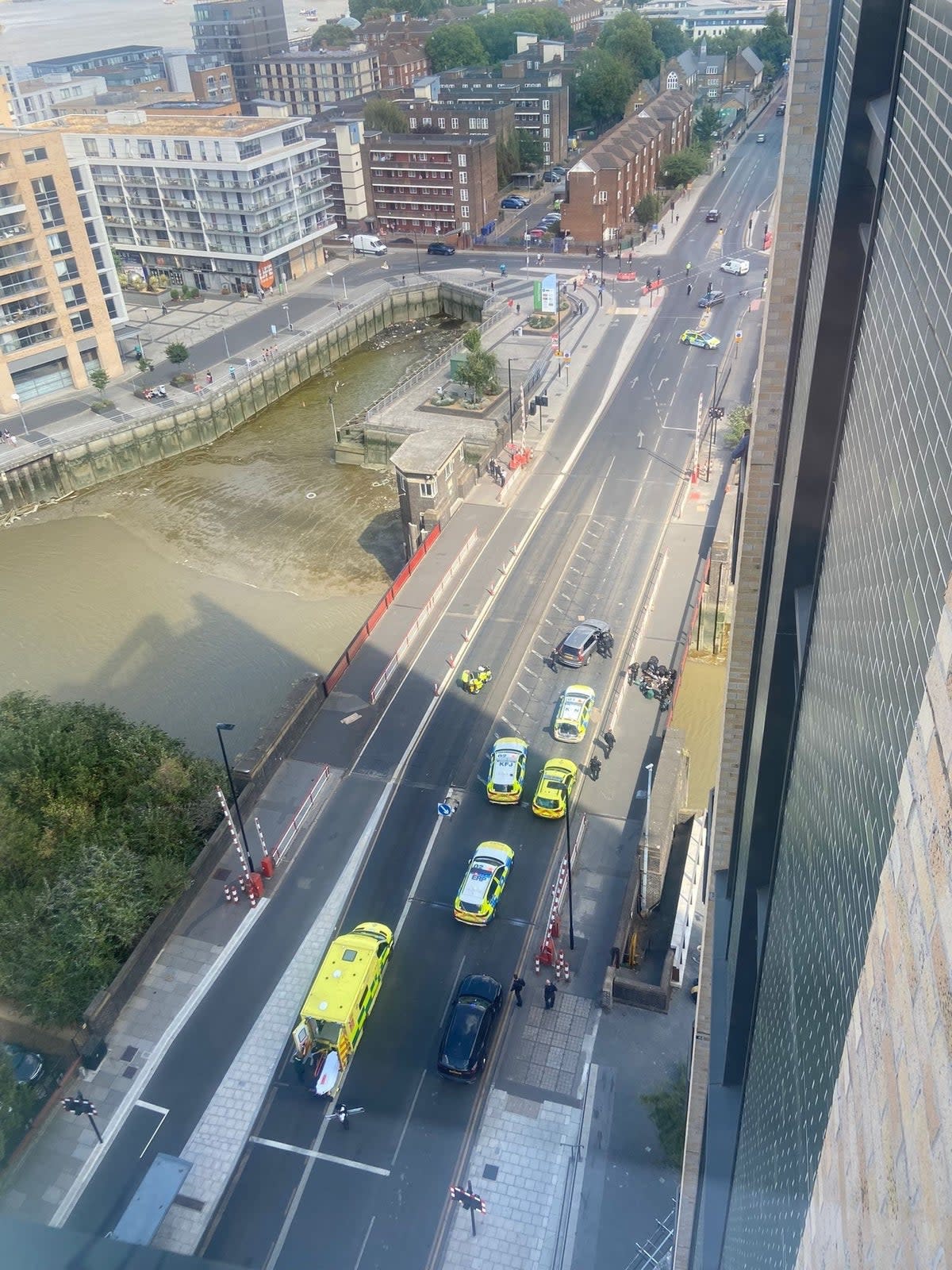 The police watchdog has opened an investigation after a man was shot by police during a “serious incident” in Greenwich (Gemma Daly/PA) (PA Media)